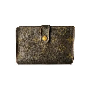 Vintage Louis Vuitton Monogram Bifold Classic French Wallet LV Canvas Designer